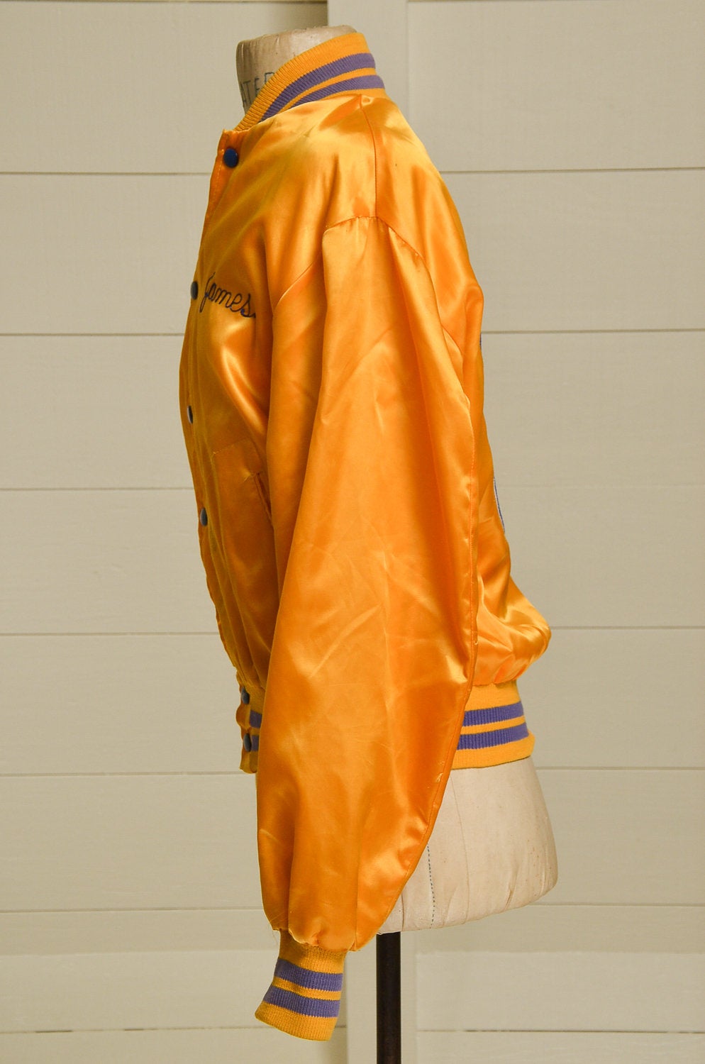 1980s Yellowman Tour Jacket Rare Early Rasta Yellow Satin Jacket