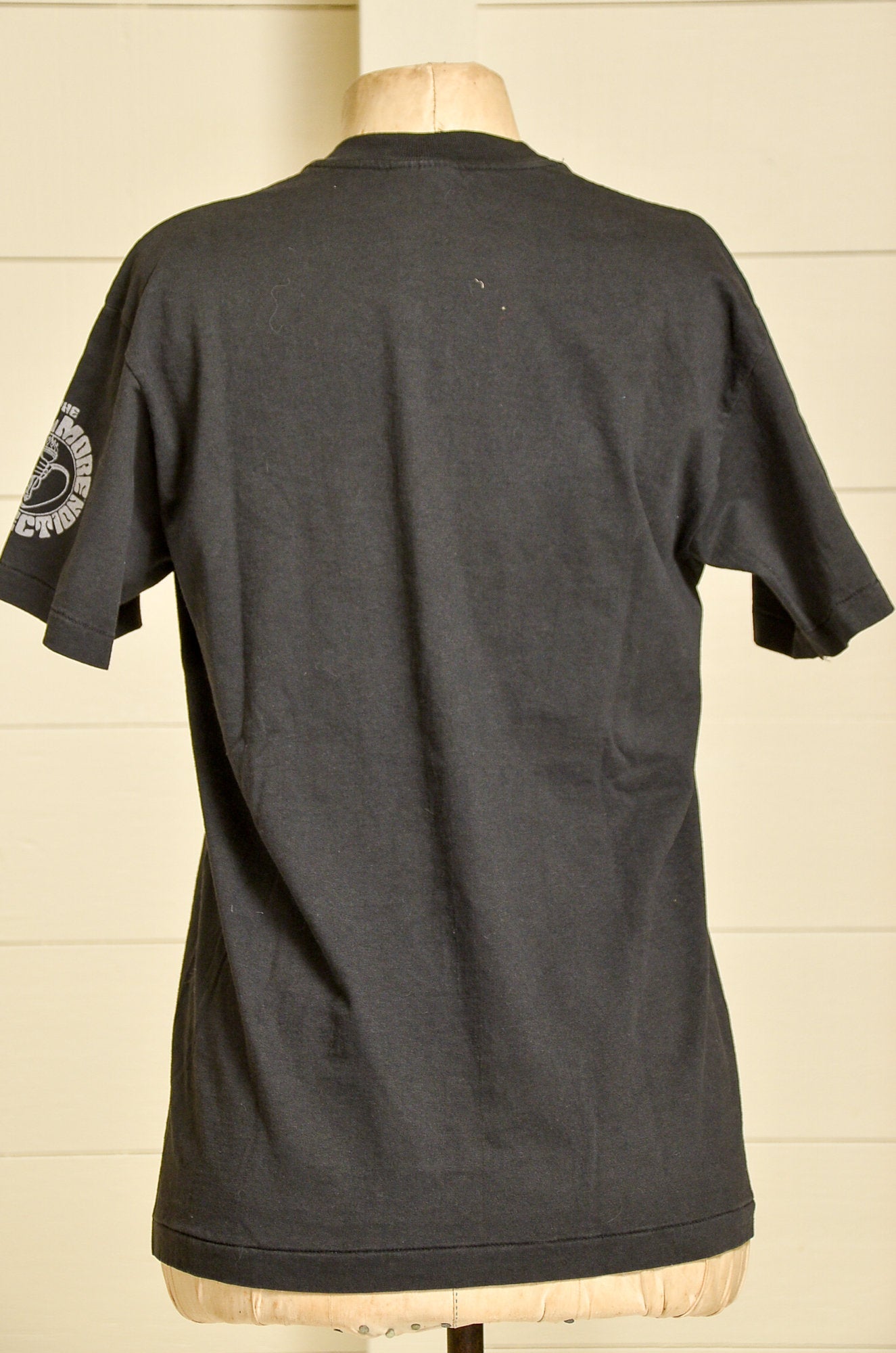 90s Filmore West San Fransisco Collection Black Falcon Cotton T Shirt