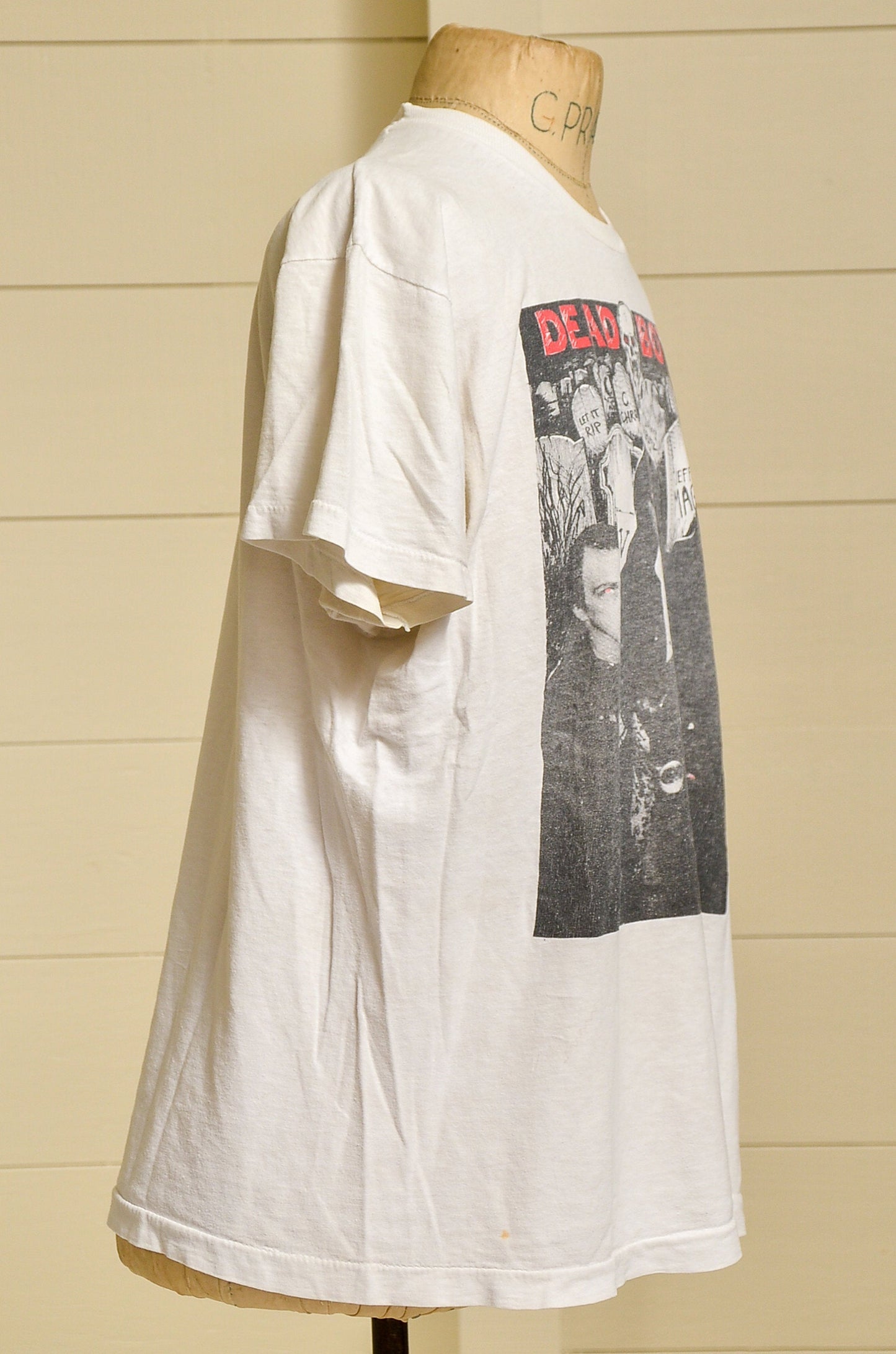 1984 Dead Boys Punk T Shirt White Cotton Punk Tee