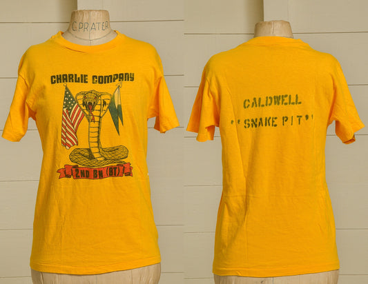 1980s US Marines Charlie Company 2nd BN Cobra T Shirt