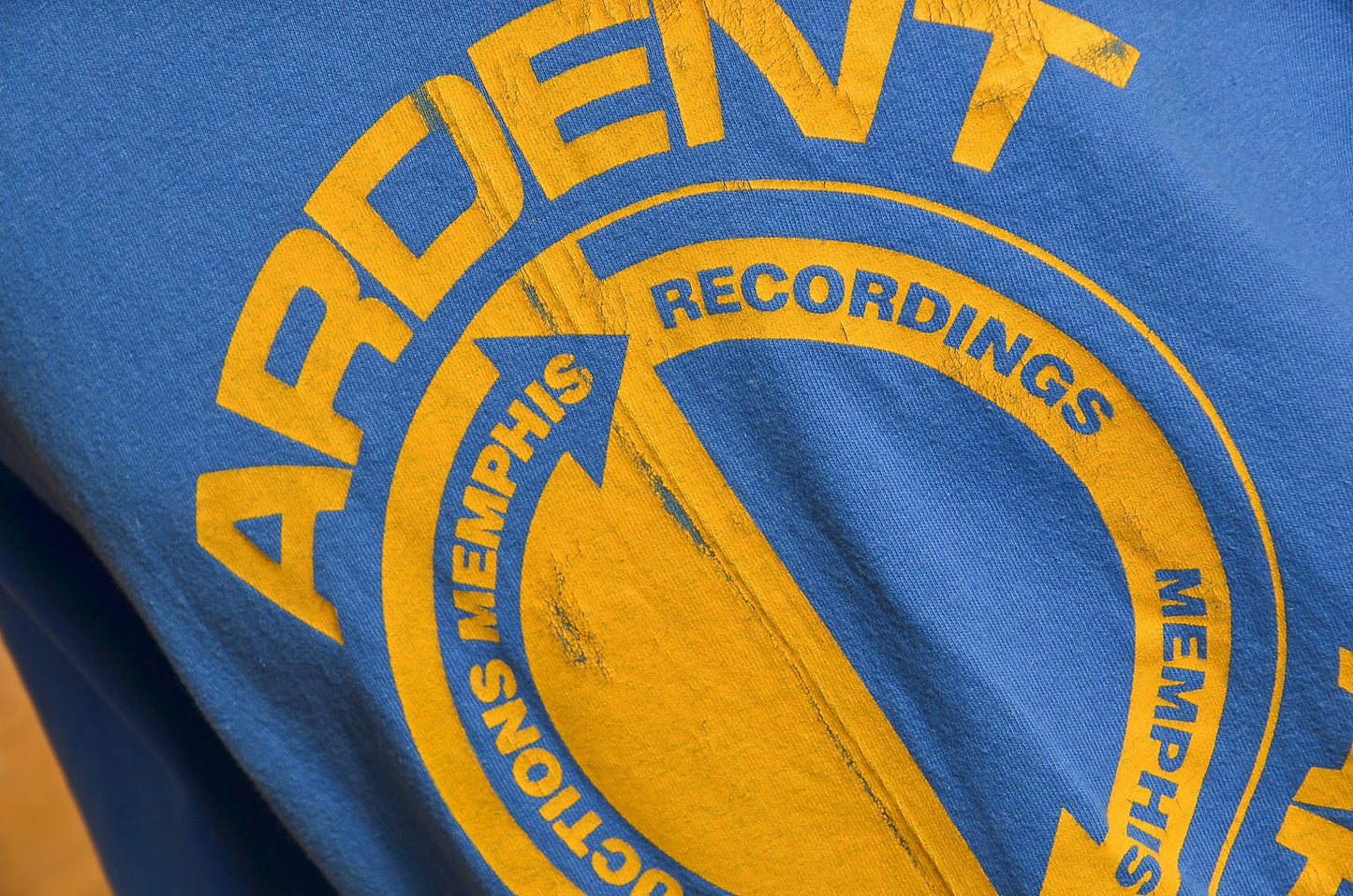 90s Ardent Records Label Blue Cotton T Shirt