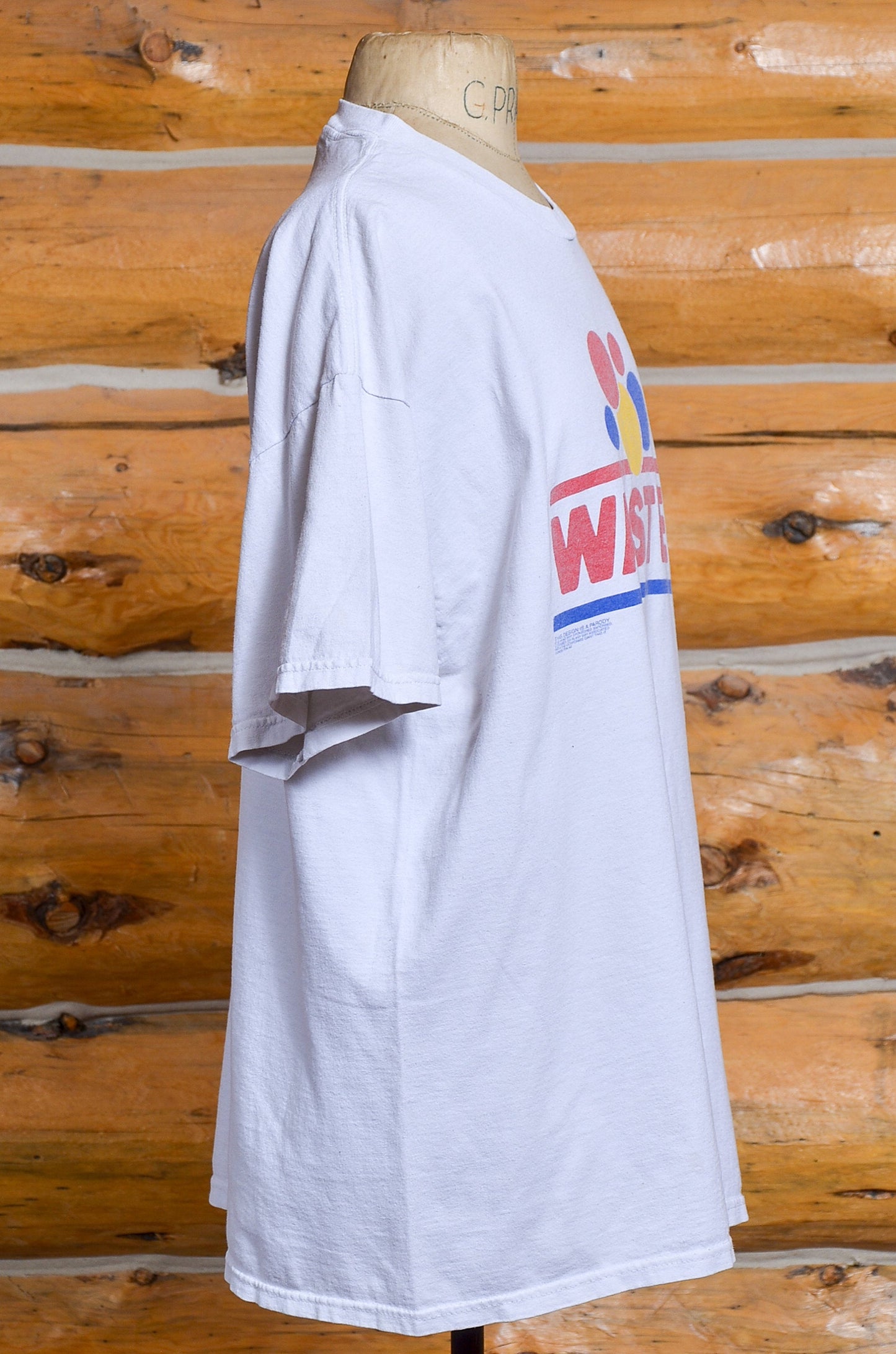 90s Wasted T Shirt Wonder Bread Parody Novelty Party Shirt