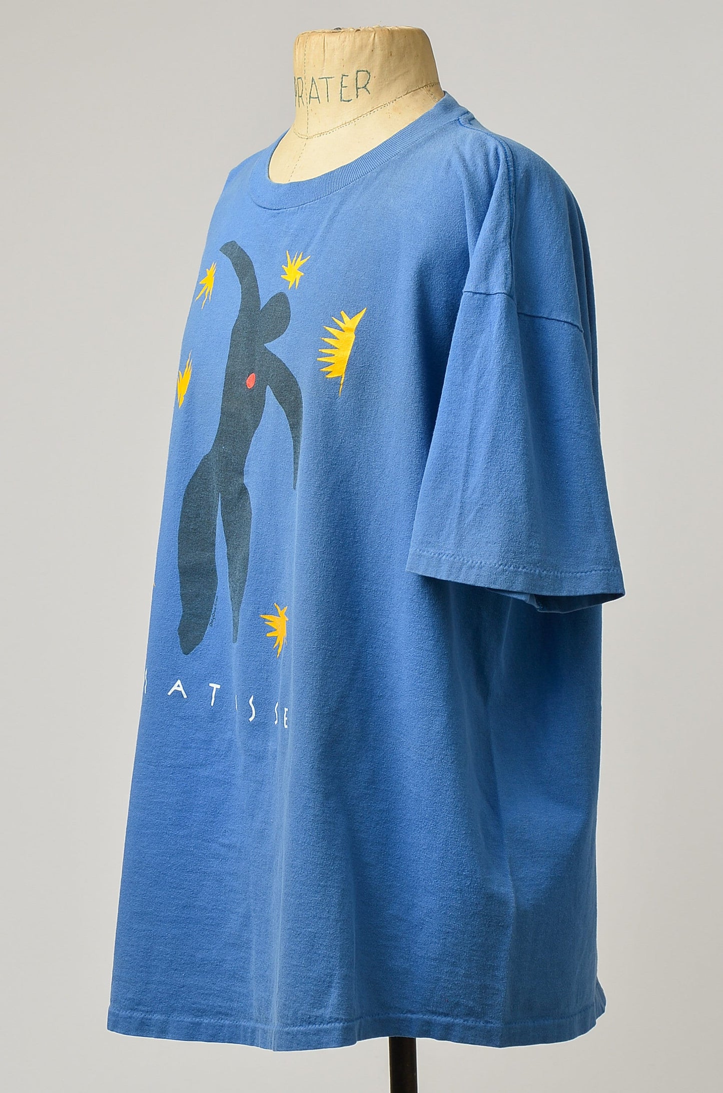 1992 Matisse Jazz Icarus T Shirt Blue Cotton Artist T Shirt