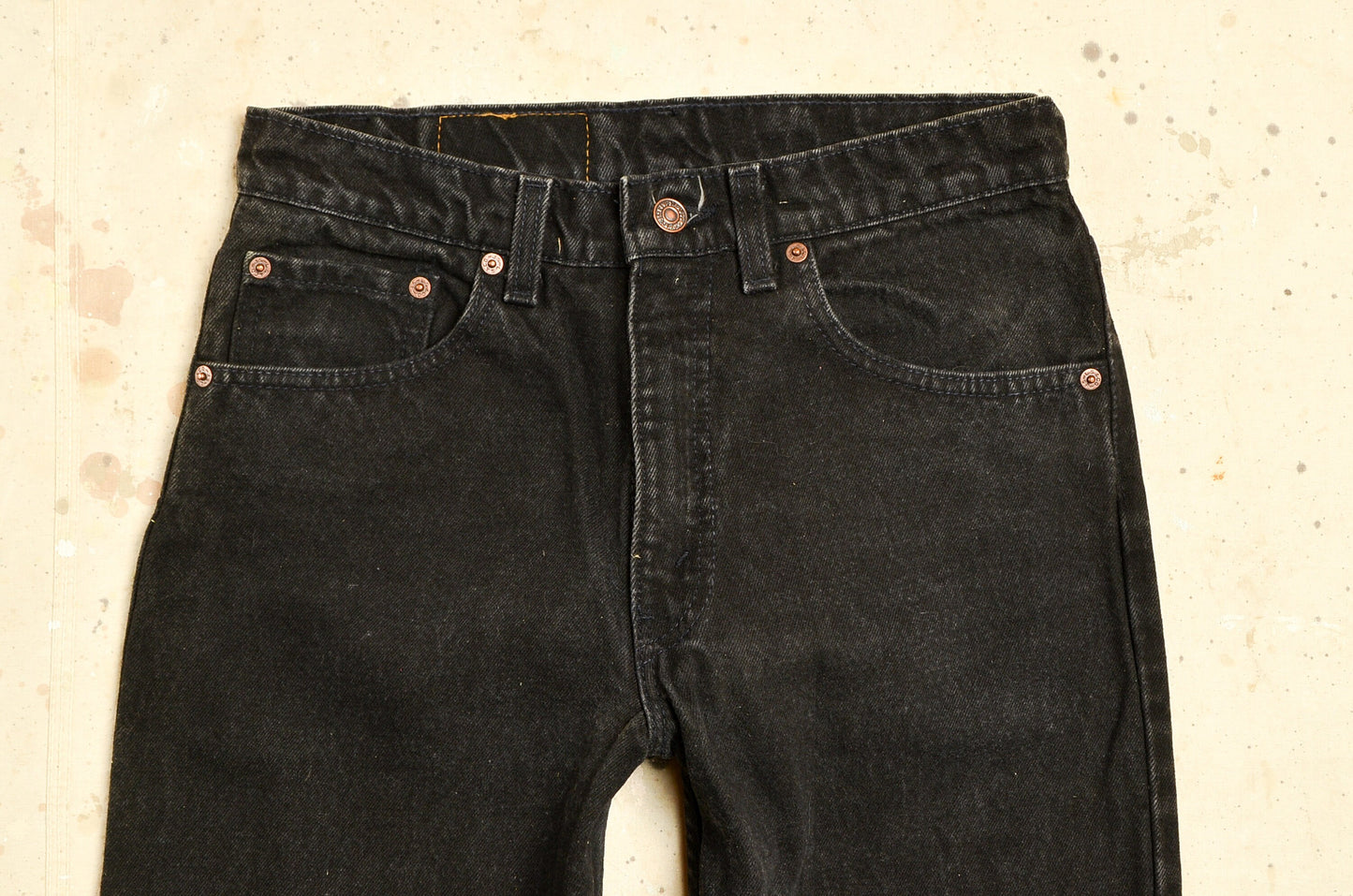 90s Levis 550 Black Denim USA High Waisted Mom Jeans 30 x 32