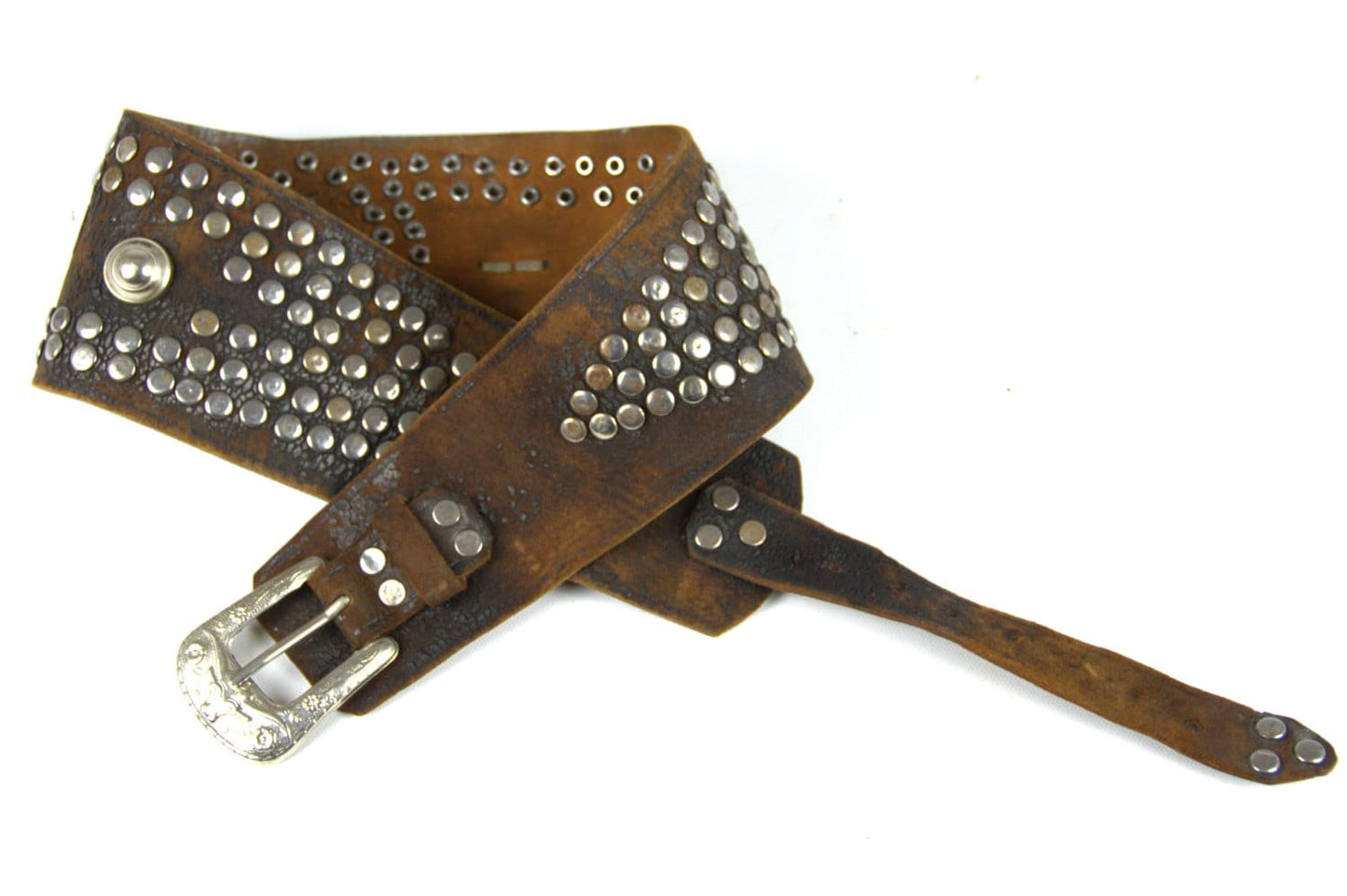 1940s Studded Motorcycle Kidney Belt Biker