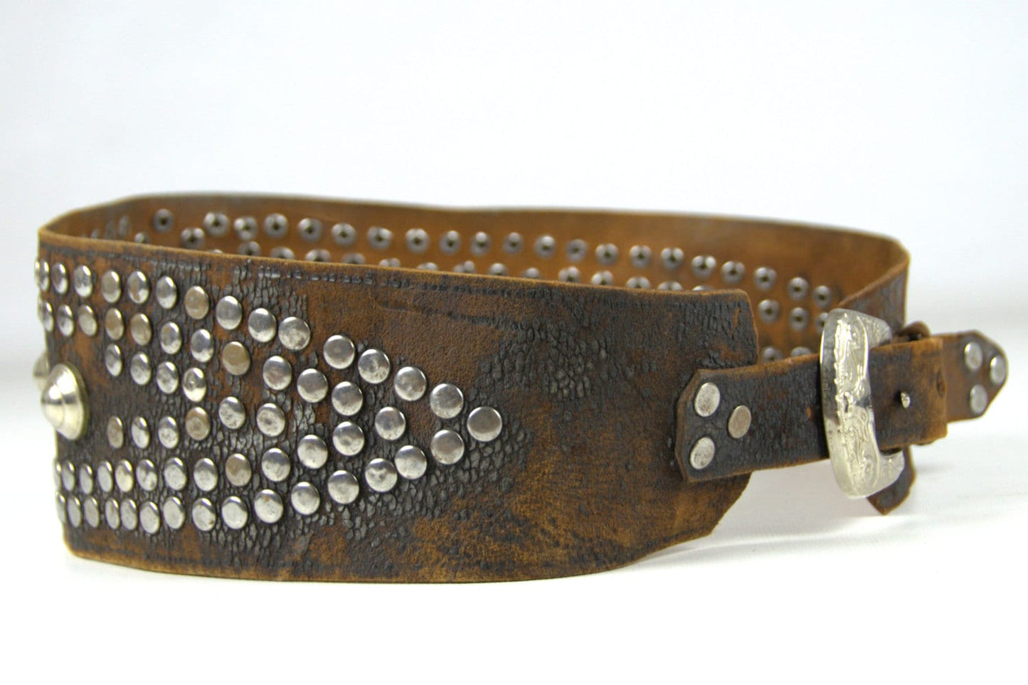 1940s Studded Motorcycle Kidney Belt Biker