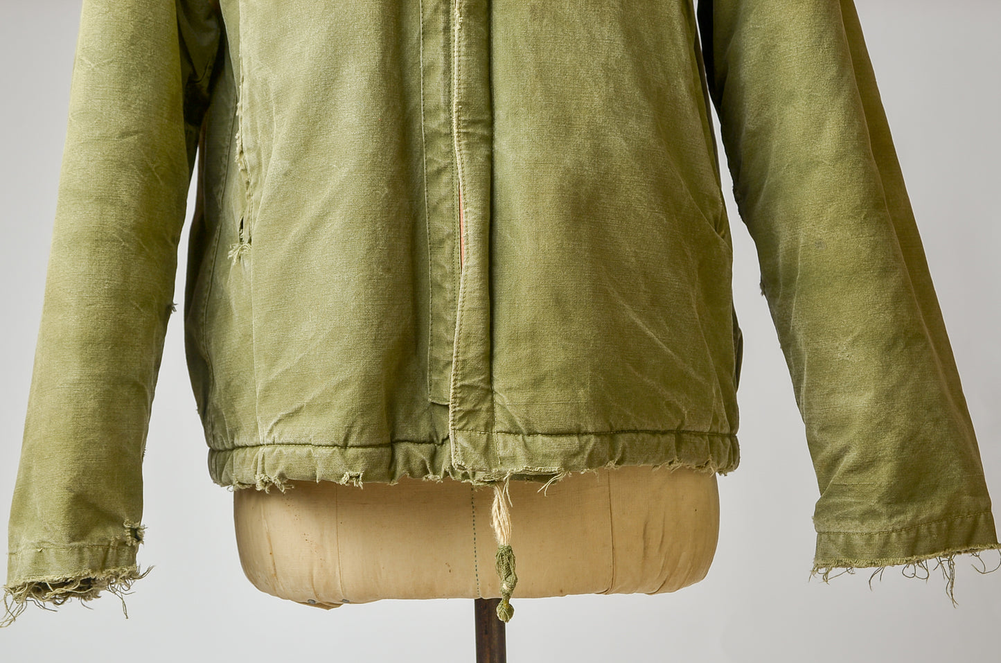 1940s WWII Deck Jacket Prototype Shearling Lined Military Deck Jacket