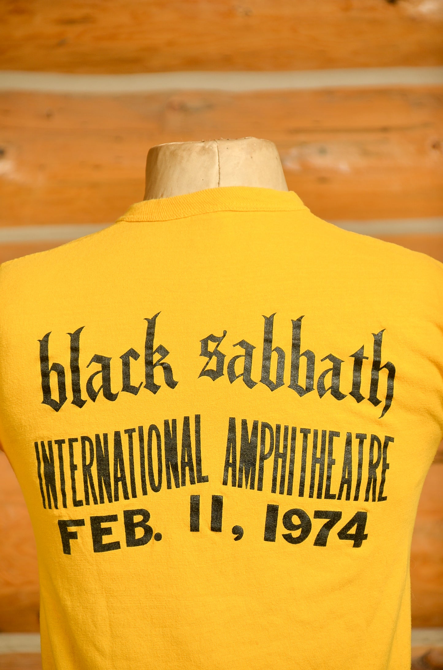 1974 Black Sabbath at Chicago International Amphitheater T Shirt