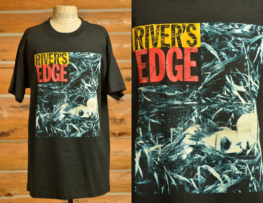 90s Rivers Edge Original Movie Promo Tee Keanu Reeves Crispin Glover