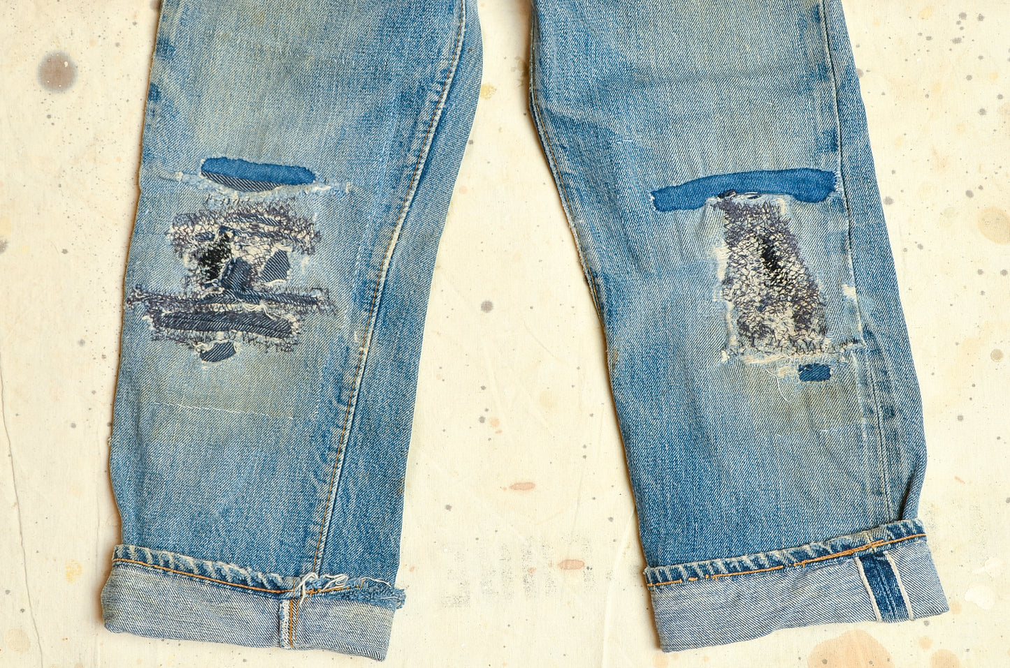 1960s Levis Redline 501 Kids Selvedge Denim Jeans 22 x 20