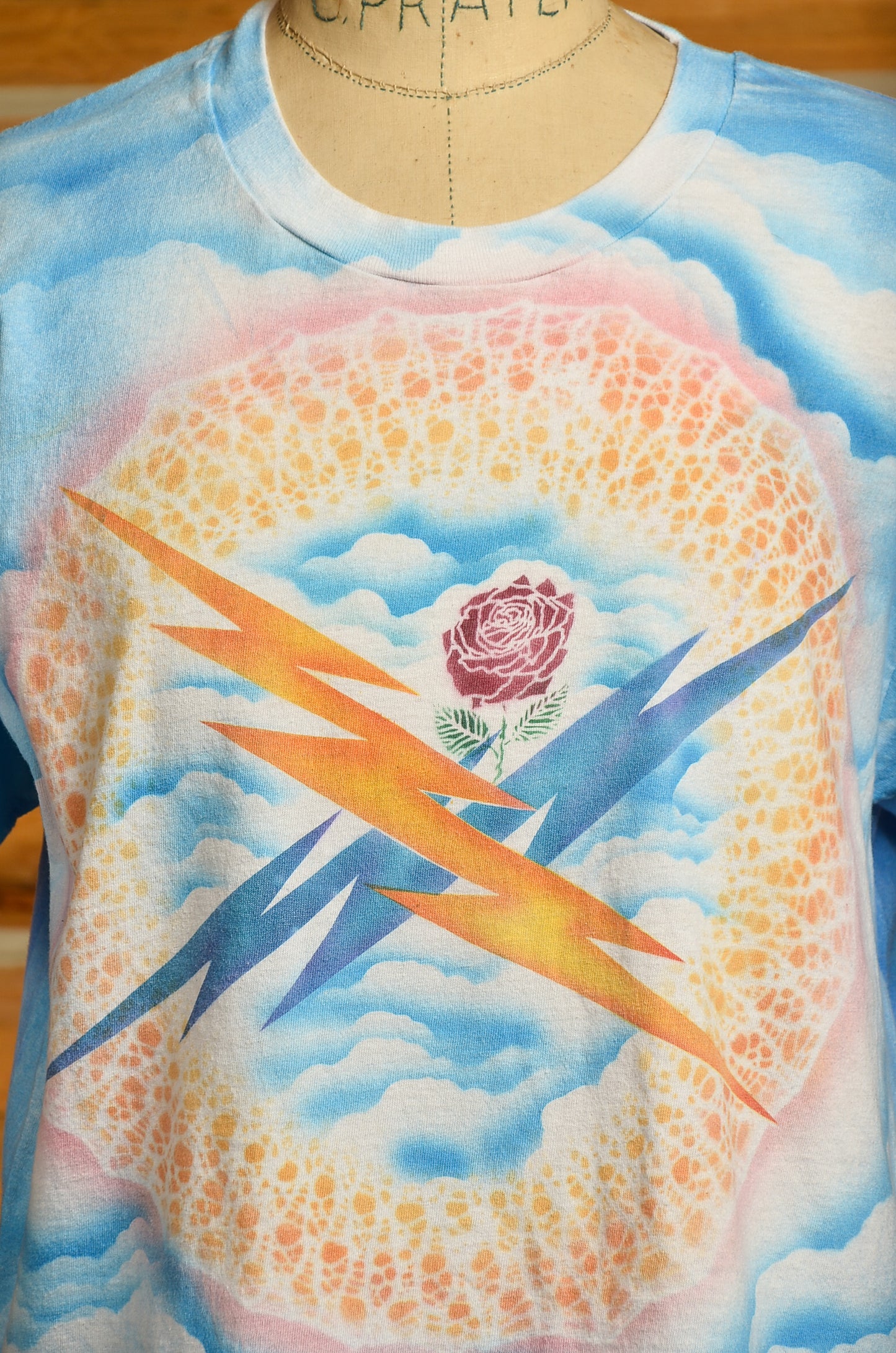 1980s Grateful Dead Airbrush Dead Zone Hippie T Shirt