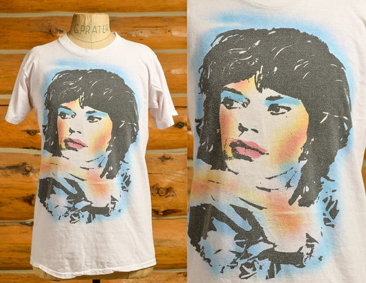 1980s Mick Jagger Andy Warhol Pop Art Rock Tee