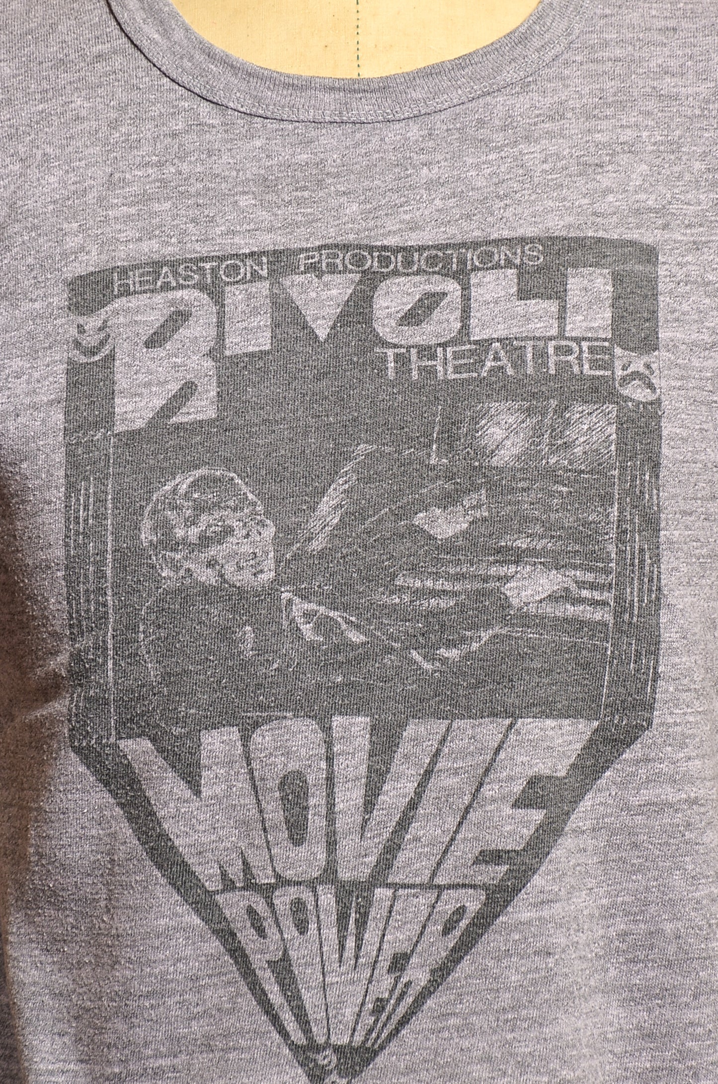 1970s Rivoli Theatre Organ Power Front and Back Print T Shirt