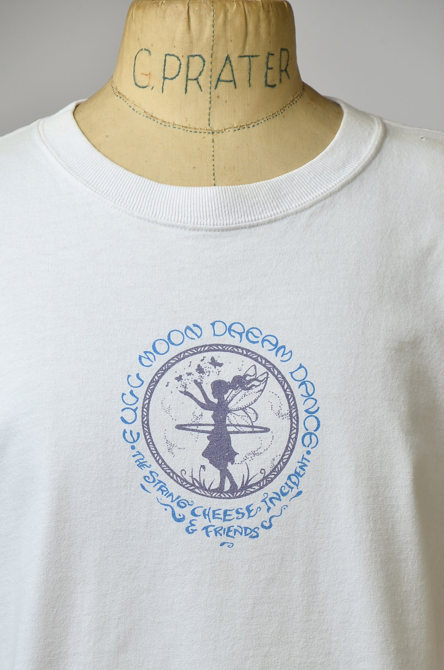 Vintage String Cheese Incident & Friends Full Moon Dream Dance Long Sleeve White Cotton T Shirt