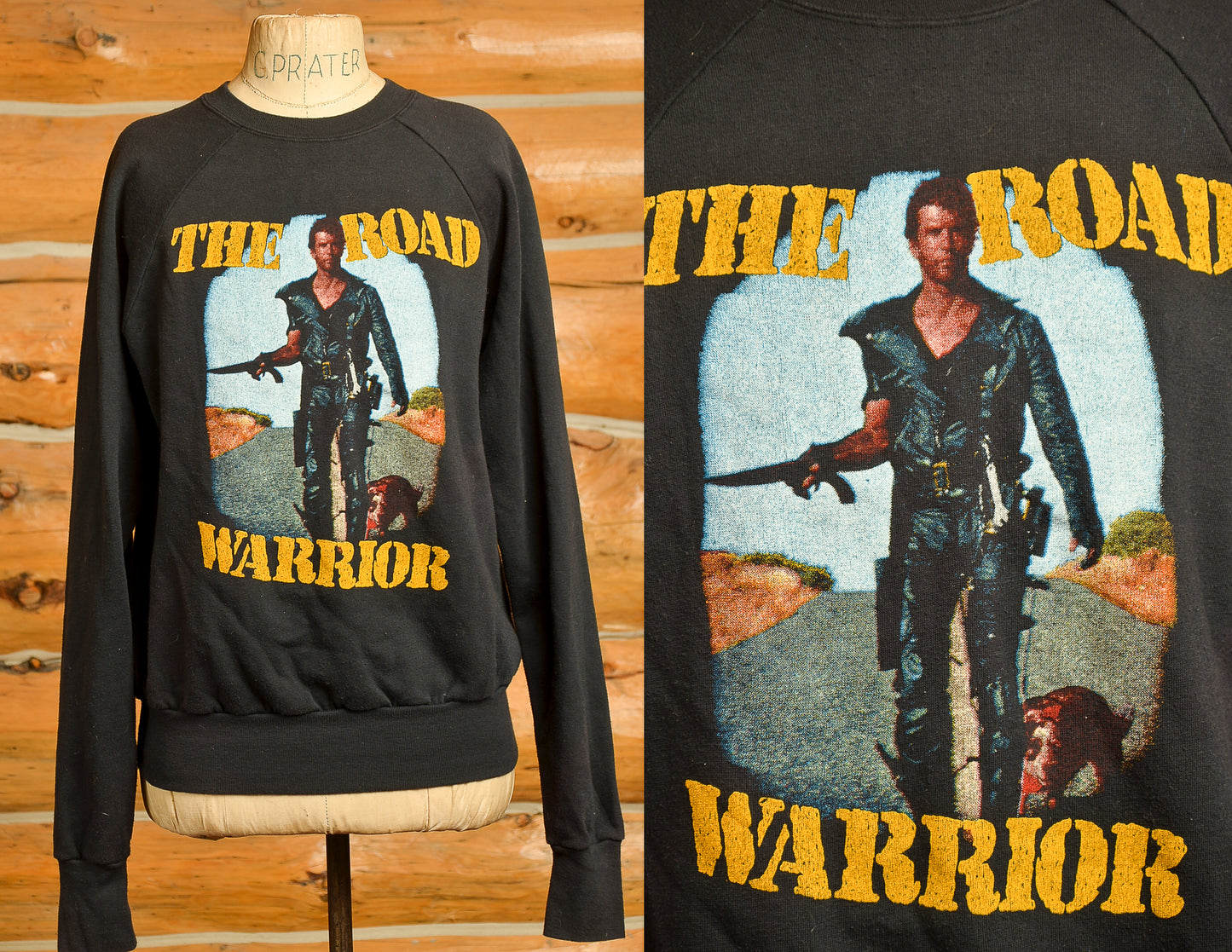 1980s Mad Max 2 The Road Warrior Movie Promo Sweatshirt