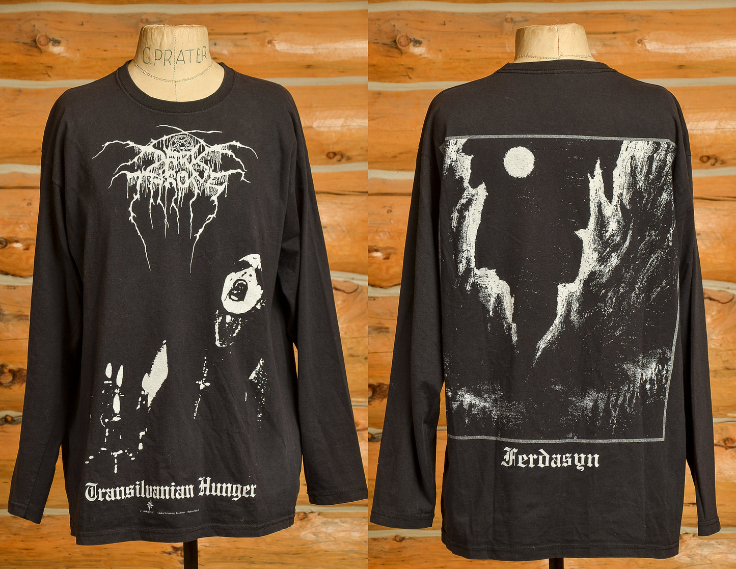 90s Darkthorne Transilvanian Hunger Ferdasyn Norwegian Black Metal Long Sleeve T Shirt