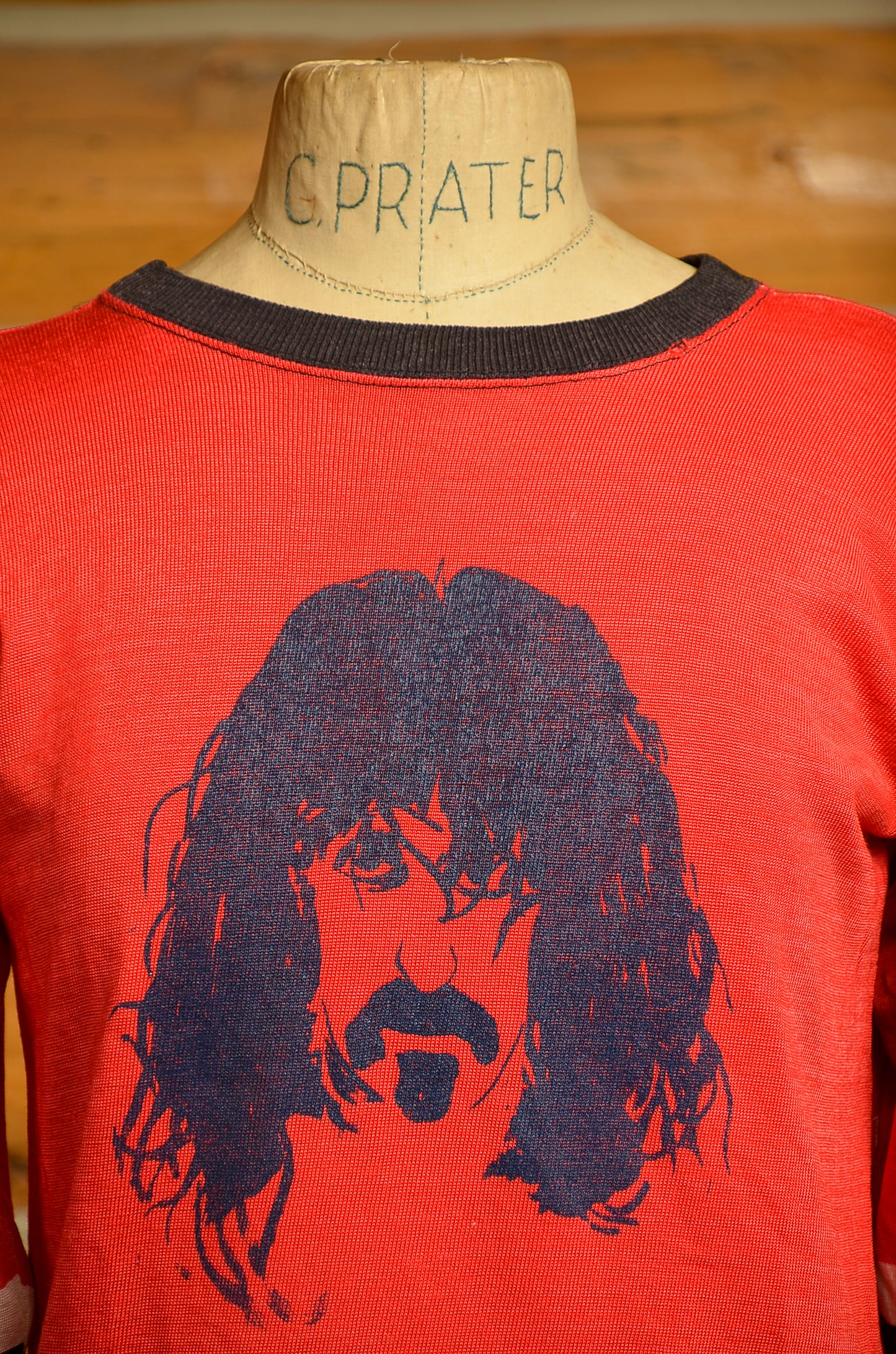 1970s Frank Zappa Joe's Garage Front and Back Print Rayon Jersey T Shirt