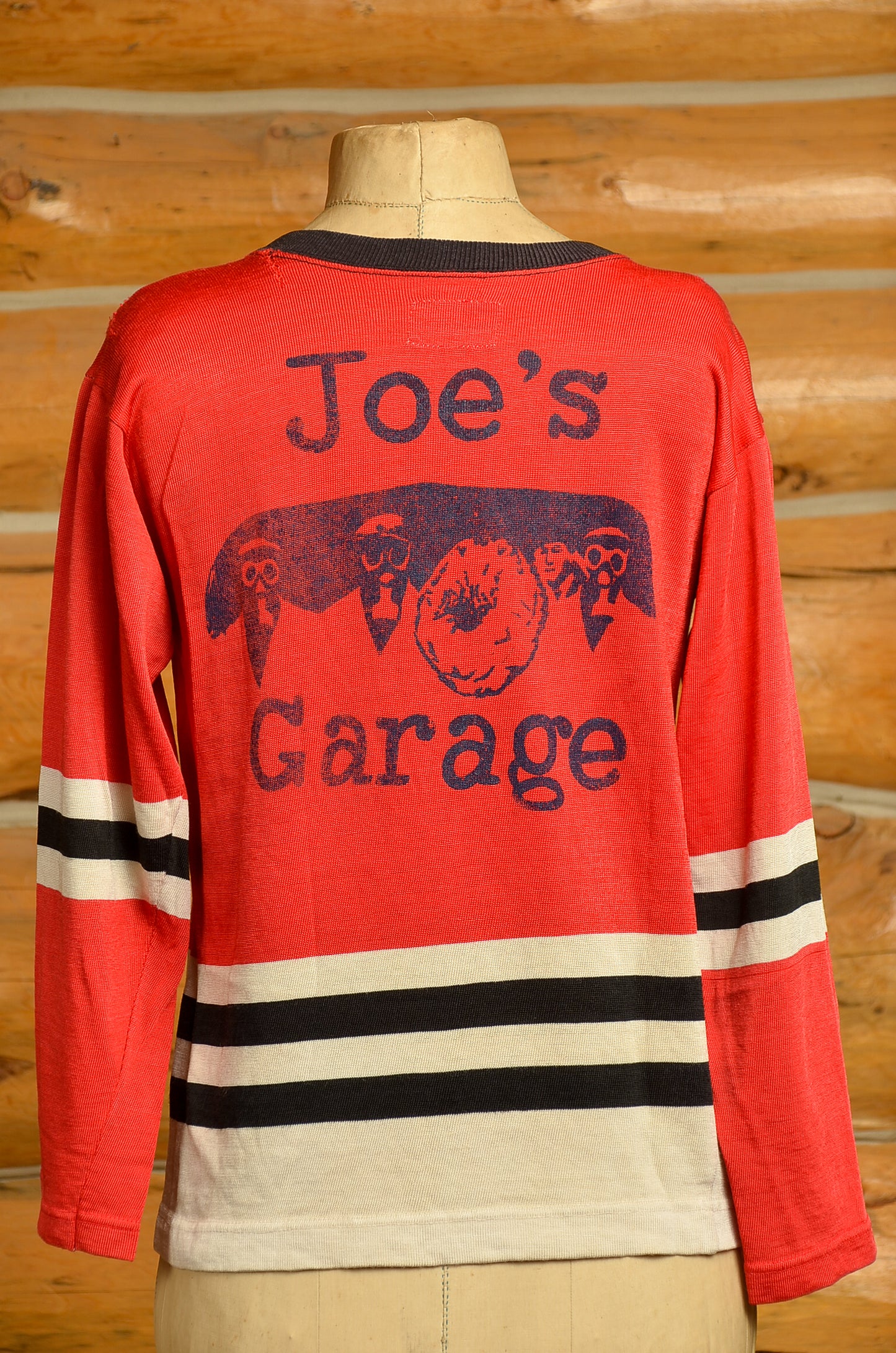 1970s Frank Zappa Joe's Garage Front and Back Print Rayon Jersey T Shirt