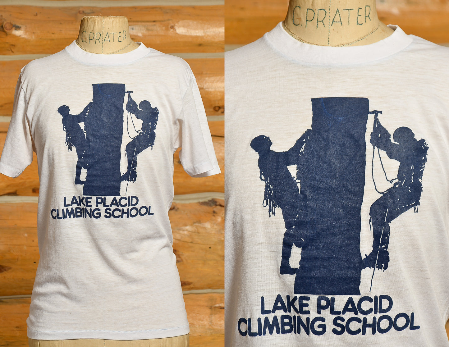 1970s Lake Placid Climbing School New York Mountaineering T Shirt