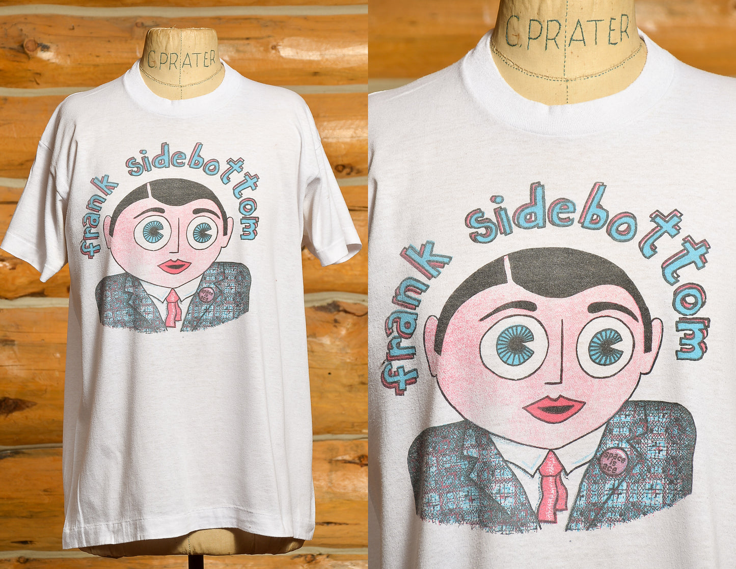 1980s Frank Sidebottom Space is Ace British Comedy T Shirt