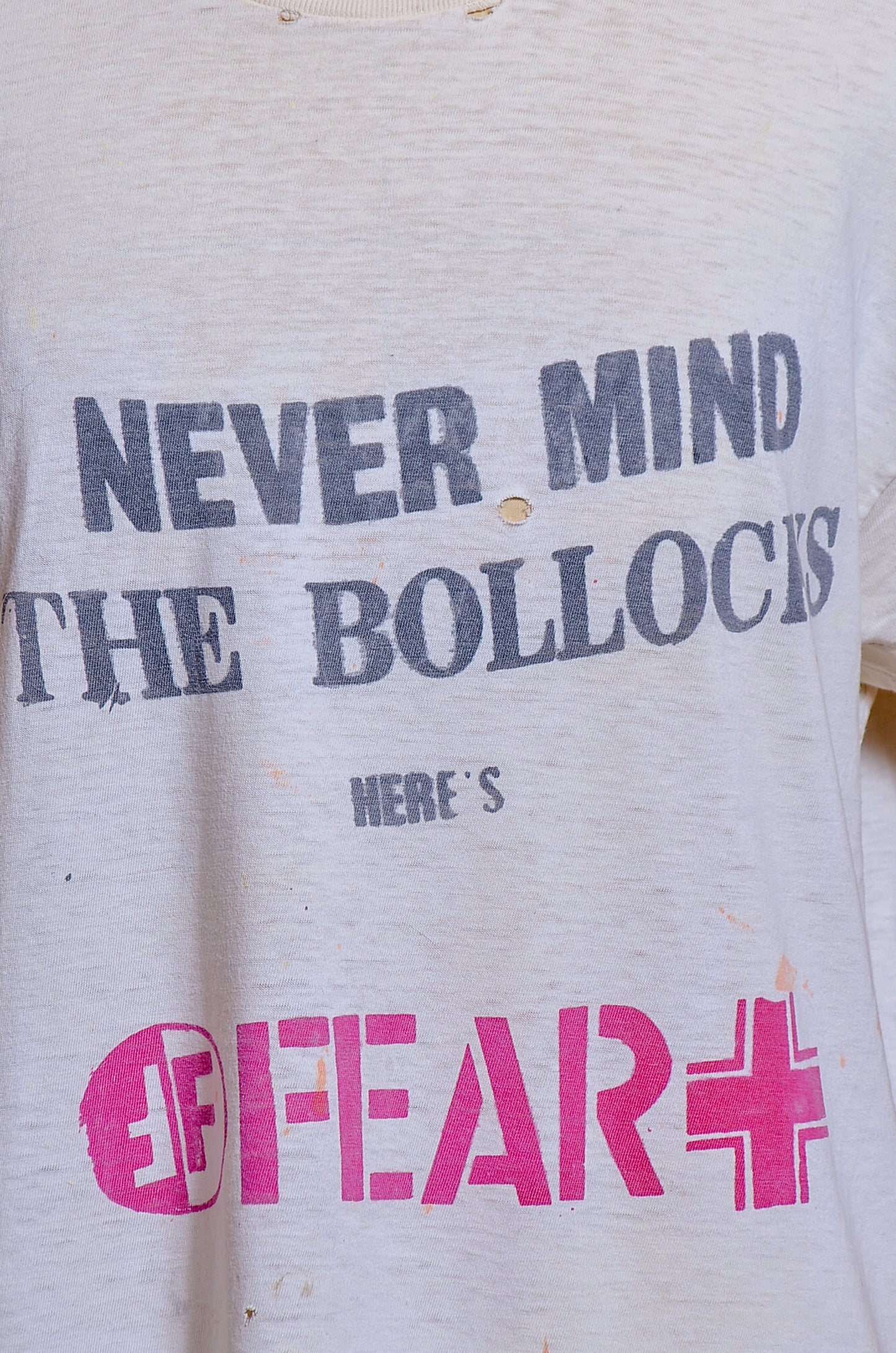 1980s Fear I Dont Give A Fuck About You Nice and Thin Early Punk T Shirt