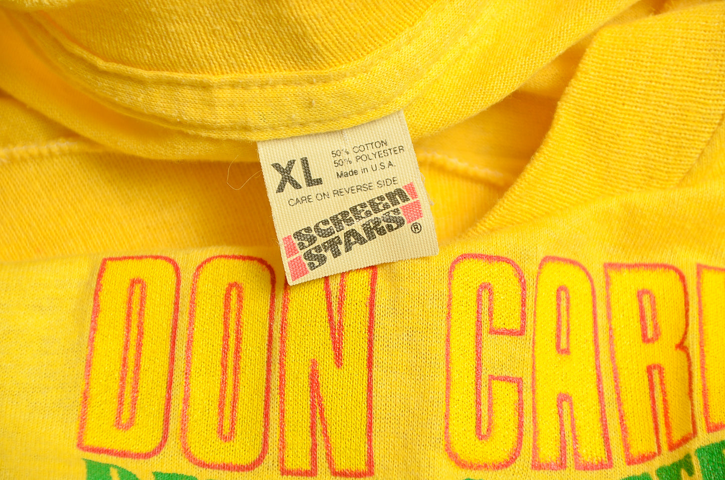 1980s Don Carlos Deeply Concerned Reggae Promo T Shirt