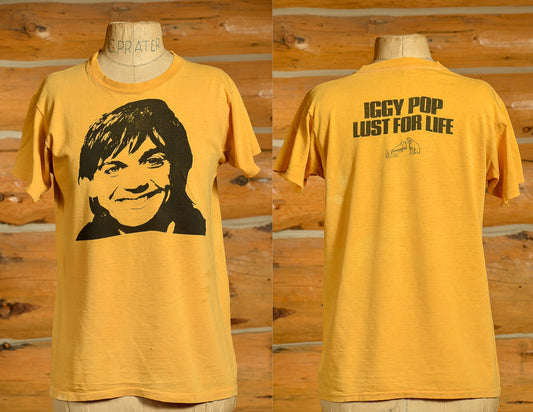 1970s Iggy Pop Lust For Life Front and Back Print T Shirt