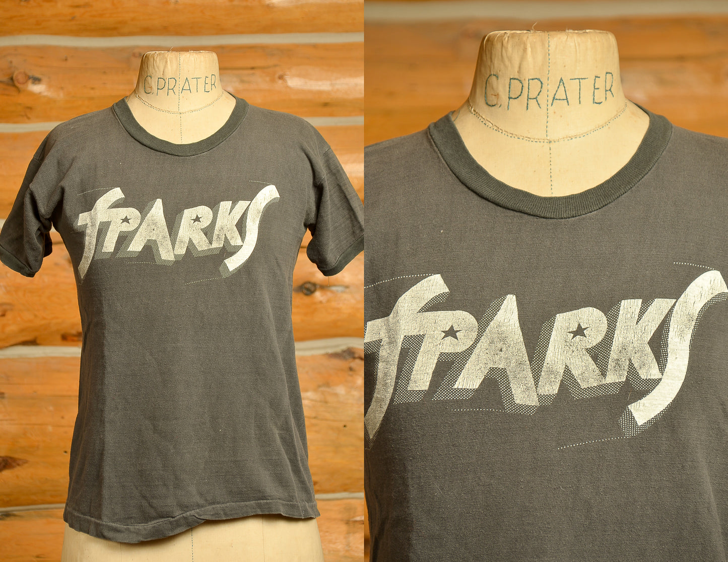 1970s Sparks T Shirt Black Cotton T Shirt