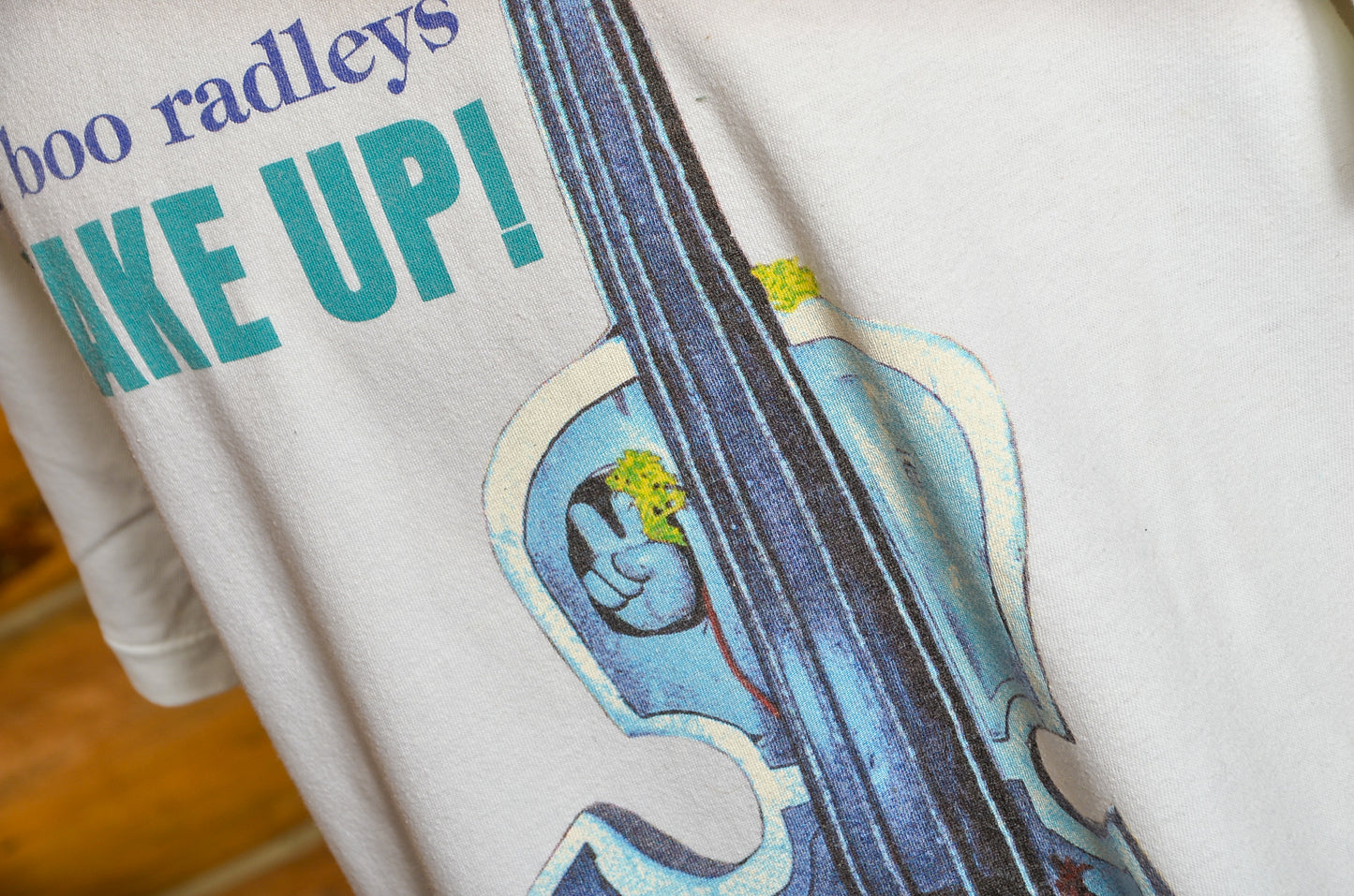 1995 Boo Radleys Wake Up! White Cotton Brit Rock T Shirt