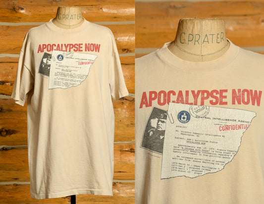 1995 Apocalypse Now Movie Promo Beige Cotton T Shirt