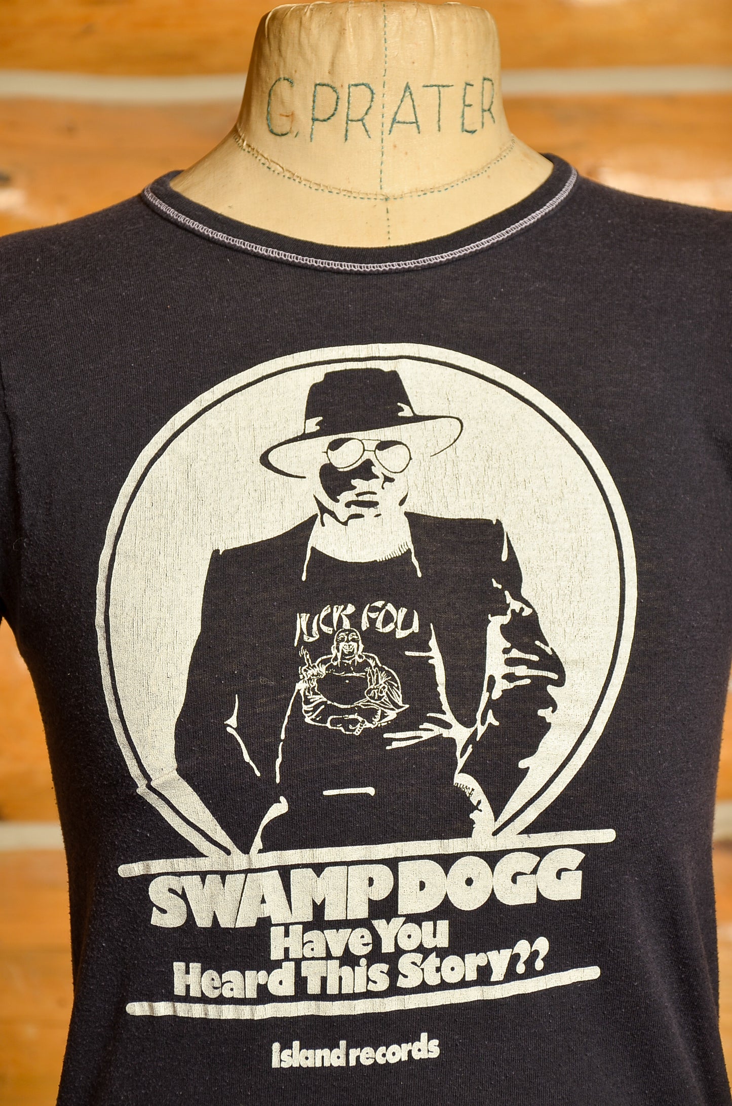 1970s Swamp Dogg Have You Heard This Story?? Island Records Promo T Shirt