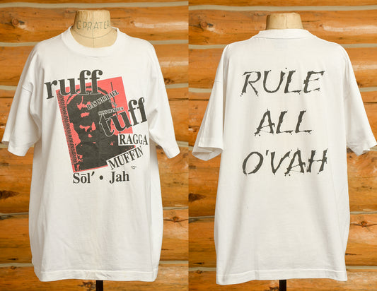 1995 Ras Michael & The Sons of Negus Rule All O'vah Reggae Promo T Shirt