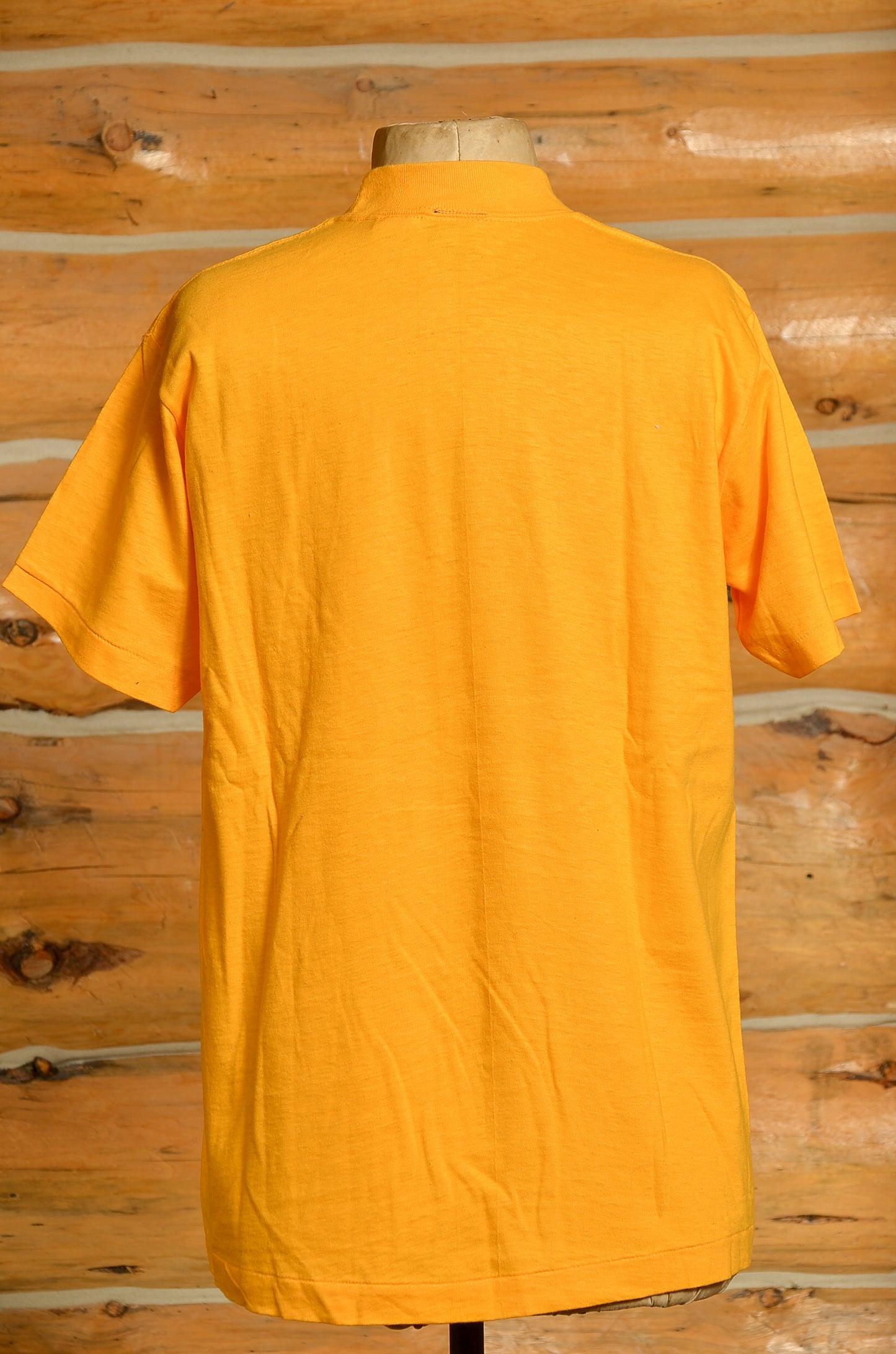 1970s Head Shop T Shirt One of a Kind Yellow Cotton T Shirt