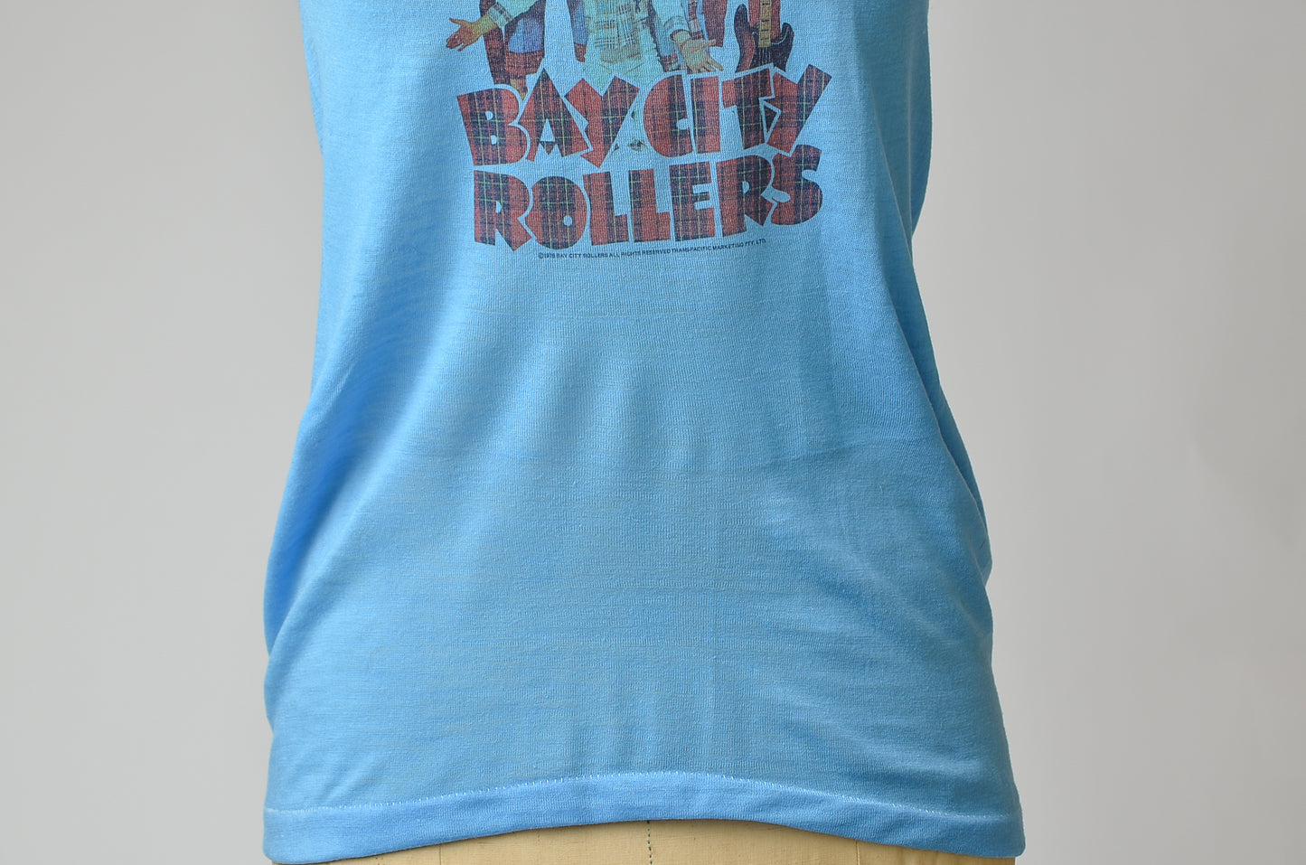 1970s Bay City Rollers T Shirt Pop Rock Tee