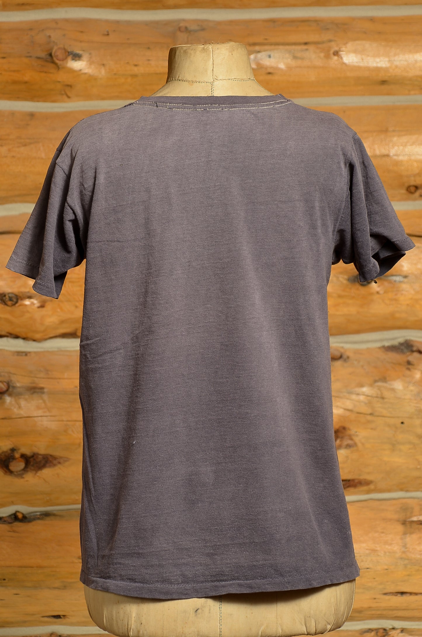 1970s Stills & Young Grey Cotton T Distressed Shirt