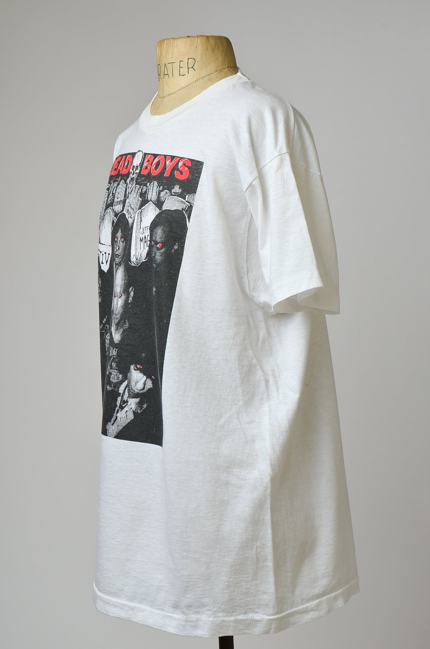 1984 Dead Boys Punk T Shirt White Cotton Punk Tee