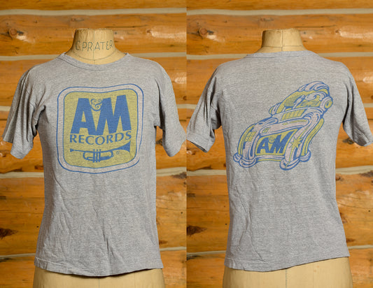 1970s A&M Records Front and Back Print T Shirt