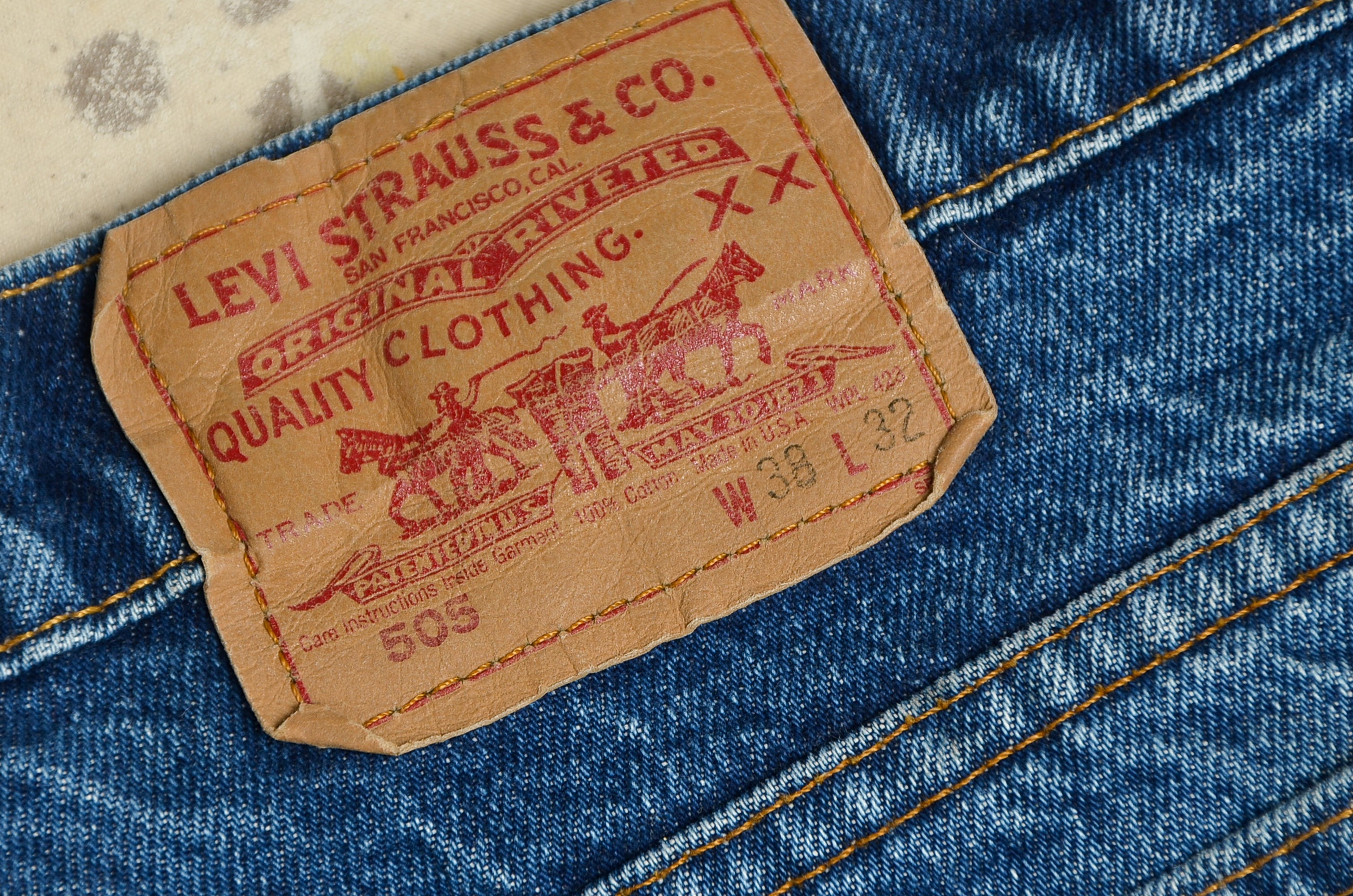 Vintage red tag levi on sale jeans